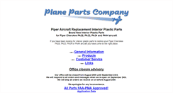 Desktop Screenshot of planeparts.com